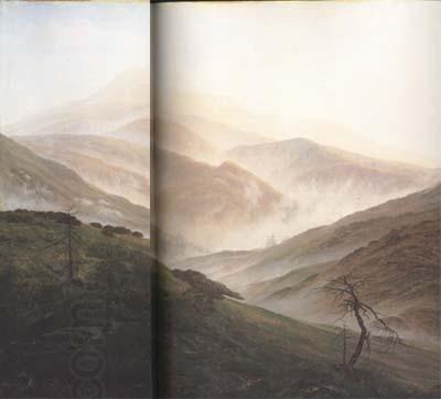 Caspar David Friedrich Mist Rising in the Riesengebirge (mk10) China oil painting art